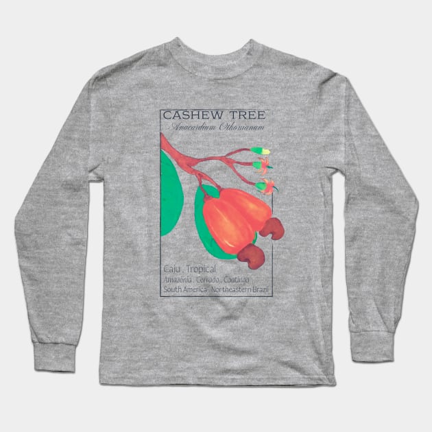 Cashew Tree Long Sleeve T-Shirt by Moreira.art
